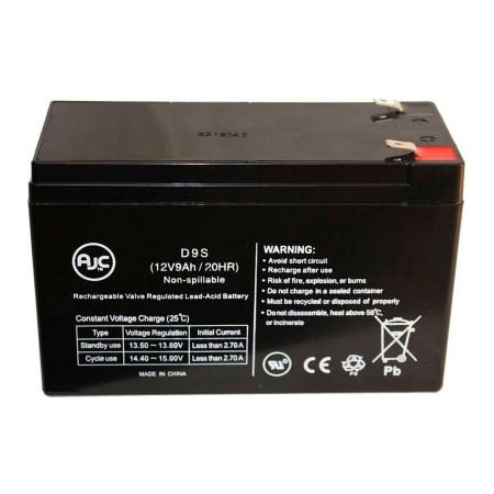 Battery Clerk UPS Battery, Compatible with APC BackUPS XS1500 BX1500G UPS Battery, 12V DC, 9 Ah APC-BACKUPS XS1500 BX1500G